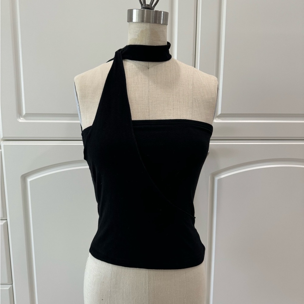 Black Bandeau Top